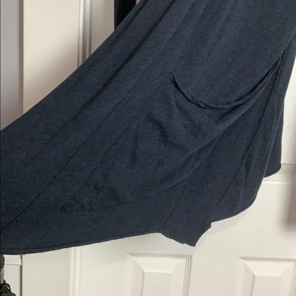 All Saints cerulean asymmetrical wrap sweater 10 L - Picture 5 of 6